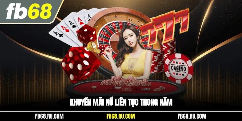 Khuyến mãi nổ liên tục trong năm